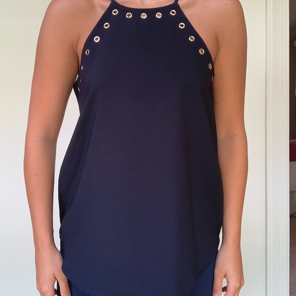 Navy blue tank